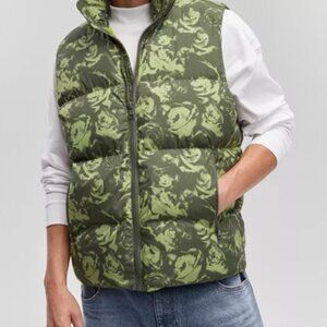 Mode of One Men Puffer Vest Full Zip Wild Ivy Size XXL